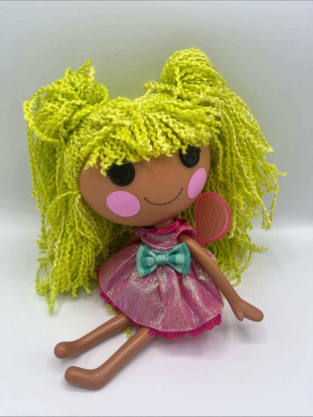 Lalaloopsy Pix E Flutters Doll  Green Loopy Hair Fairy Wings Born 06-24‎